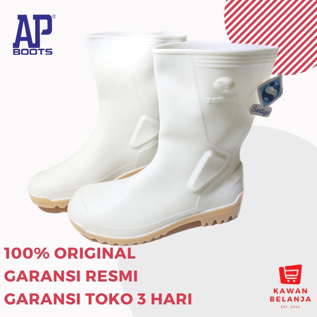 Sepatu Boot Pendek AP Boots Terra Eco 5 Putih White Medis Medical