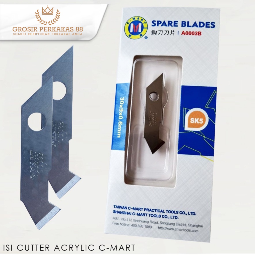 

Isi Cutter Akrilik Pisau Refill Cuter Acrylic