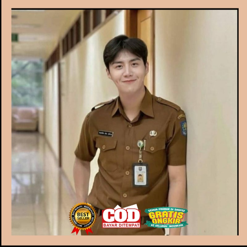 Setelan Pdh Pns/Setelan Pns/Seragam Pemda/Baju Pns/Baju Pemda// BAJU SERAGAM GURU KAIN LEMBUT