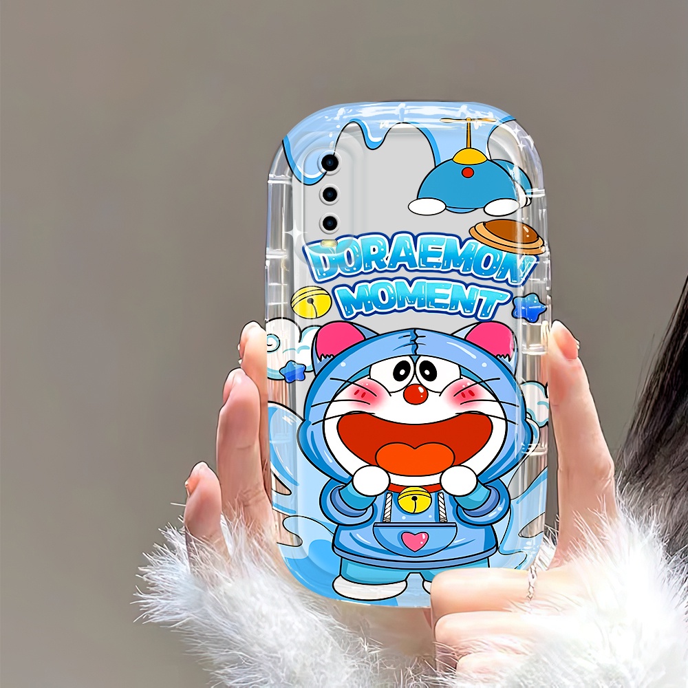 Vivo Y12A Y20SG Y20i Y20S Y12S Y20 2021 Untuk Hp Case Soft Softcase Handphone Cover Soap Shell Casing Cute Kitty Cat Dan Doraemon Moment Pola