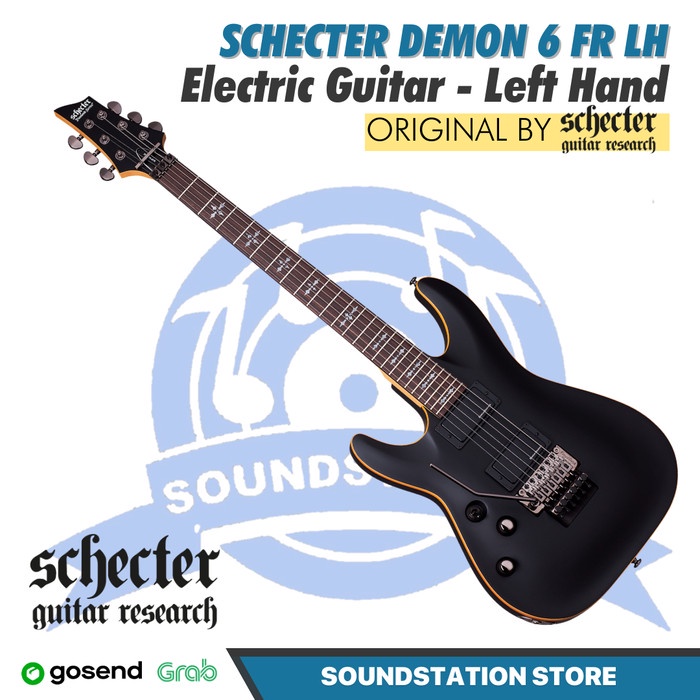 SCHECTER DEMON 6 FR Left Hand Electric Guitar | Gitar Kidal Elektrik