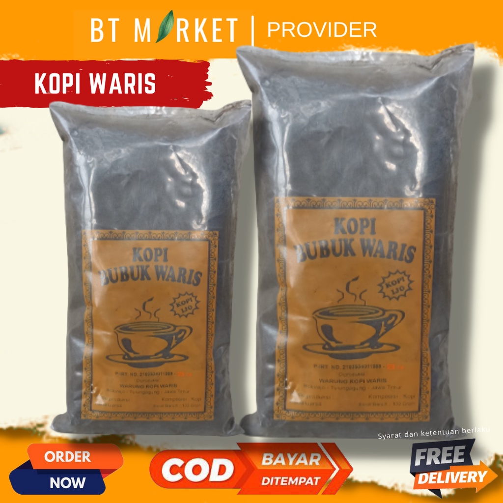 

Kopi Bubuk Ijo Waris Tulungagung 100 gram