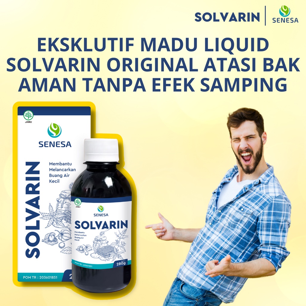 

Eksklutif Madu Liquid Solvarin Original Atasi BAK Aman tanpa efek samping