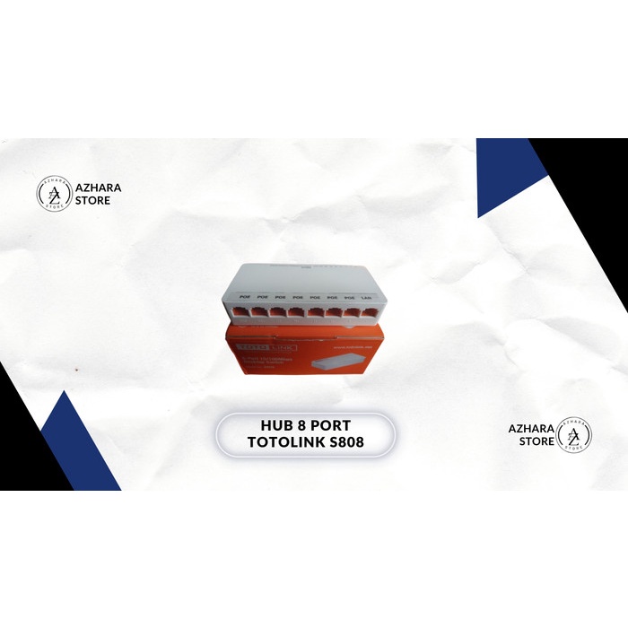 SWITCH HUB 8 PORT TOTOLINK S808 - 8 PORT