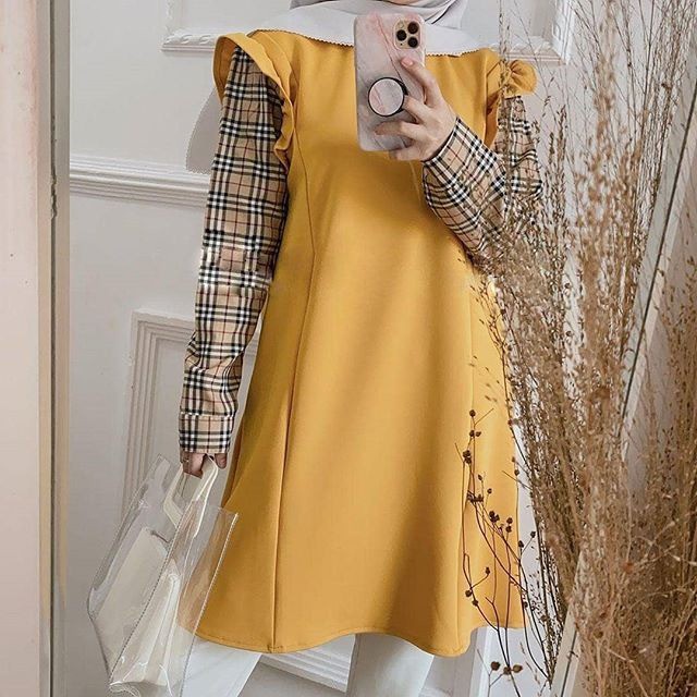(NUFERA) Tunik Wanita Model Terbaru / Baju Muslim / Fashion Wanita / Olivia  Tunik / Tunik Remaja Te