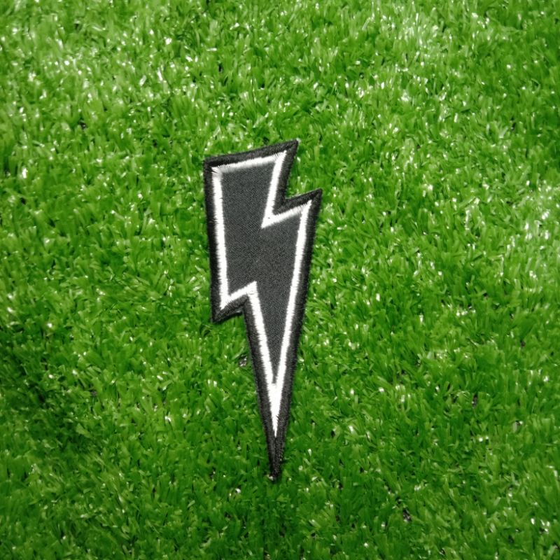 Bordir Bordir Patch Bordir Jahit Petir/Emblem Logo Ukuran Mini Kualitas Premiumbisa pesan satuan