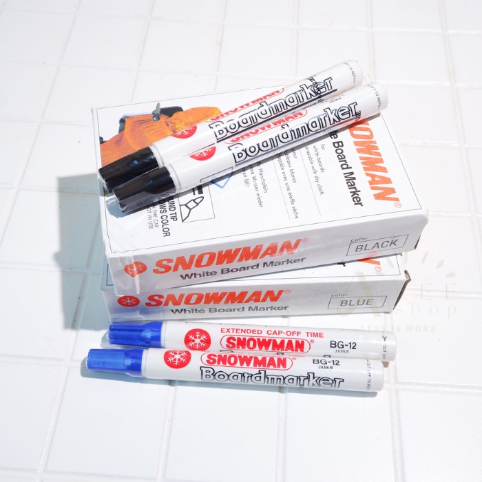

Spidol White Board Snowman BG-12 / Spidol Non permanen