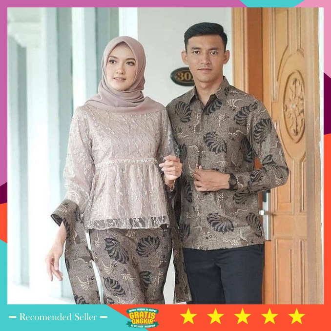 ⭐⭐⭐⭐⭐ Baju Couple Premium murah Untuk anak remaja Pasangan Romantis / SET KEBAYA COUPLE KEBAYA BRUKA