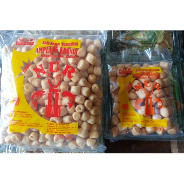 

Snack Amplang Ikan Tenggiri Asli NUR Khas Kalimantan Barat Uk. Sedang
