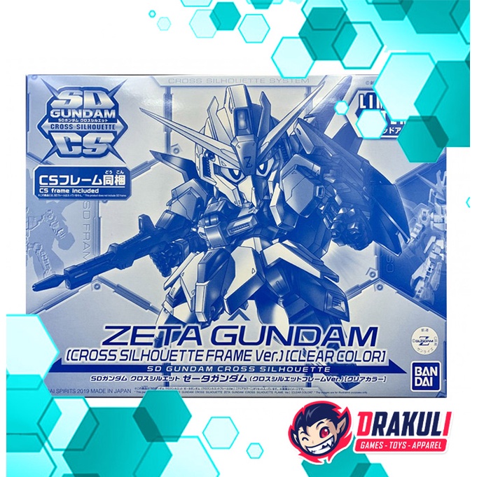 BANDAI Plamo SD Zeta Gundam (Cross Silhouette Frame Ver.) [Clear Color]