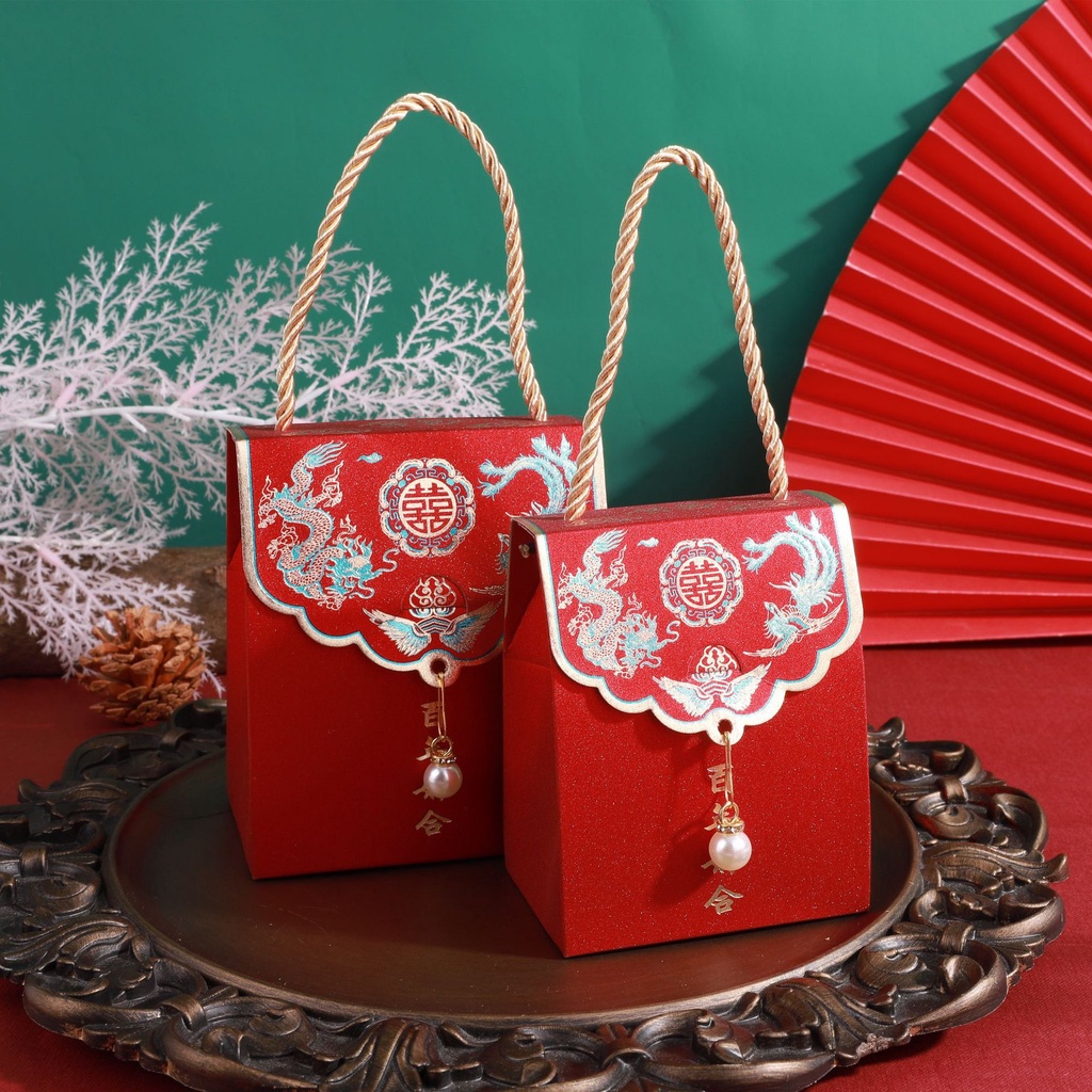KOTAK HANDUK WEDDING SHUANG XI / KOTAK SOUVENIR WEDDING / SANGJIT / TEAPAI