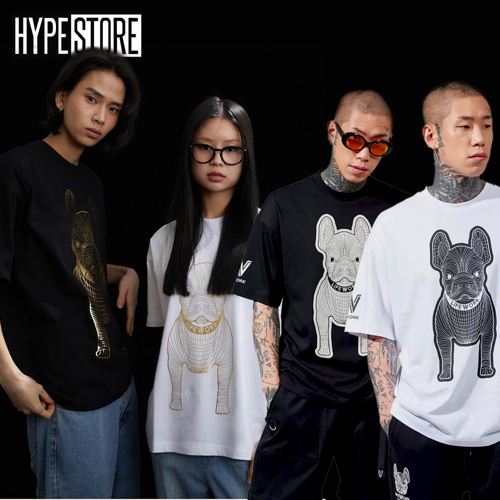 【COD】 Lifework Radog Oversize T-shirt Gold /