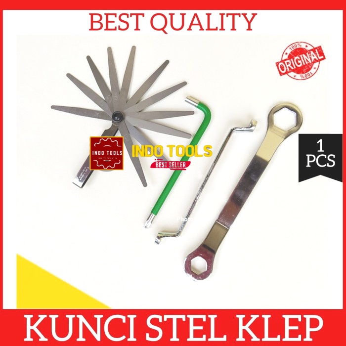 kunci Stel Setel Klep Motor Engine Block Mesin Setelan Feeler GaugE