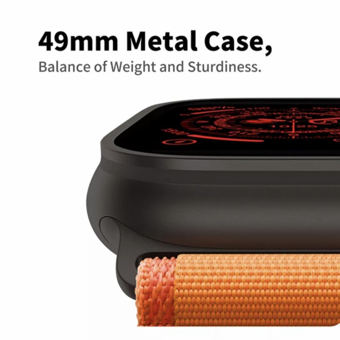 MT8 ULTRA SMARTWATCH 49MM IWO WATCH ULTRA  - FullBlack Ocean