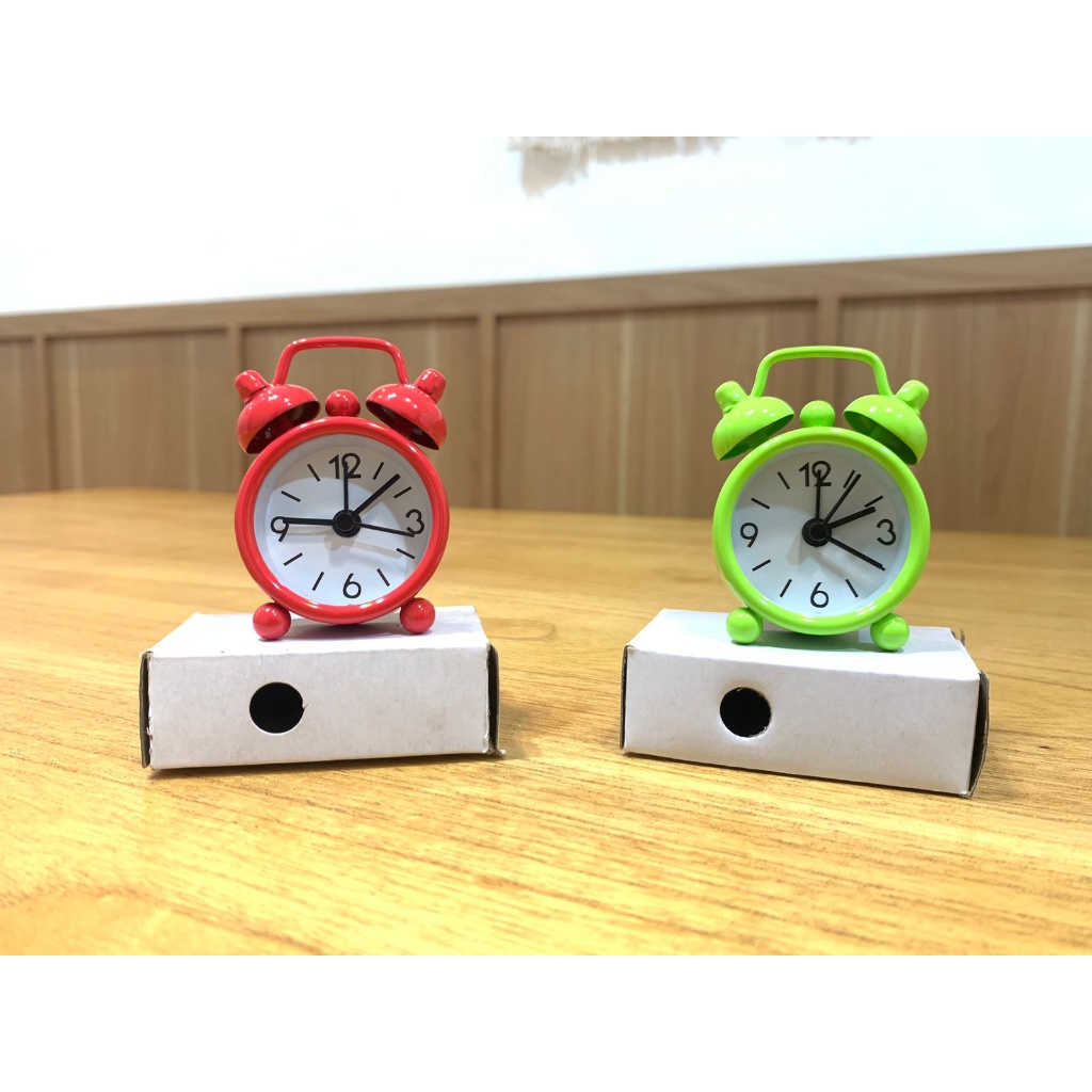 Jam Mini / Jam Meja Mini / Jam Beker Alarm Mini / Jam Unik / Jam Beker Mini / Jam Analog
