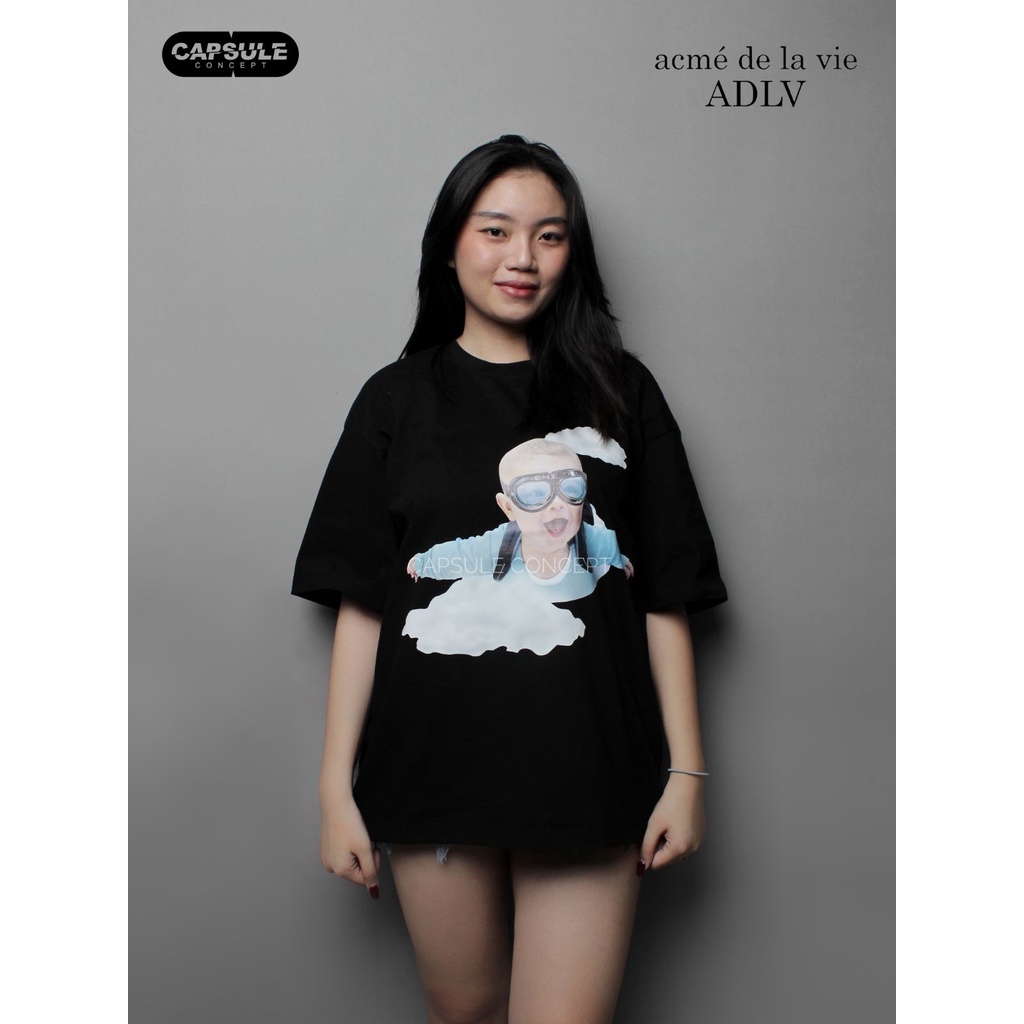 ADLV Acme de La Vie Skydiving Black Tee