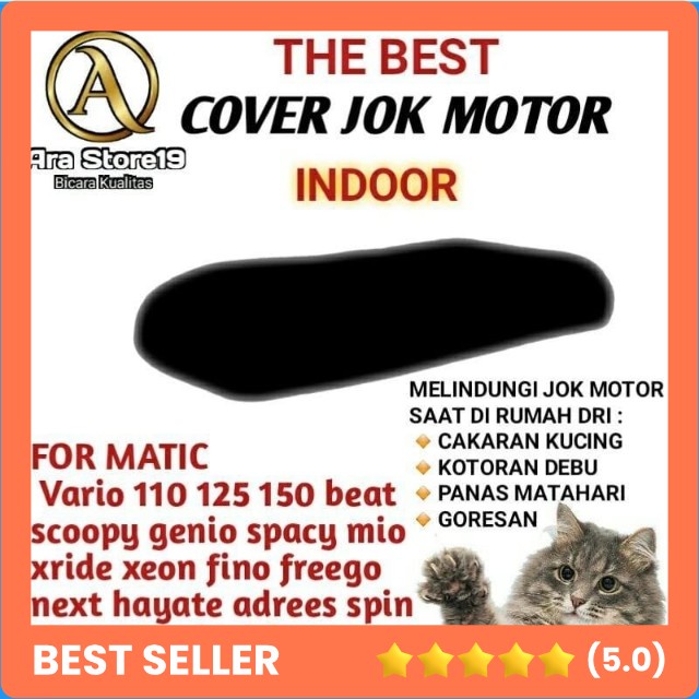 Cover Jok Sarung Penahan CAKARAN KUCING NMAX PCX AEROX VARIO SCOOPY Beat