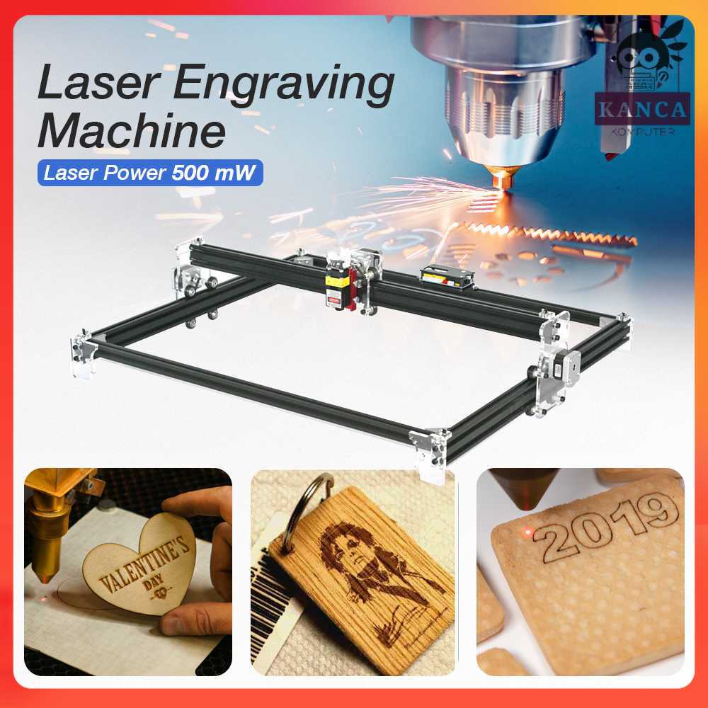 XINRUI Printer 3D Ukir Kayu Laser Engraving Machine 500mW - DVP6550