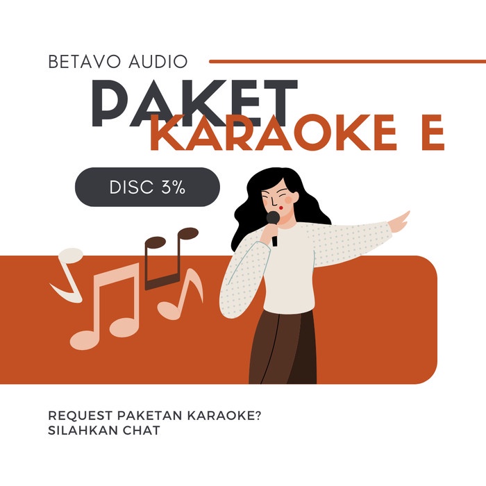 1 SET BETAVO PAKET KARAOKE E SUBWOOFER