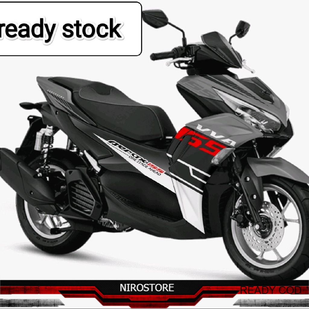 striping aerox new connected 155 full body decal aerox full body sticker aerox 155