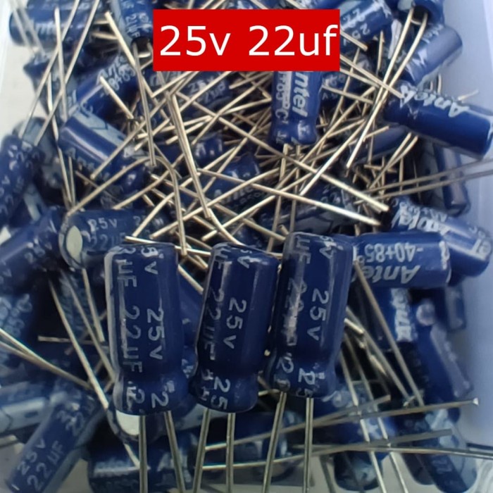 Elko Kapasitor 25v 22uf Elco Capasitor Kualitas Bagus
