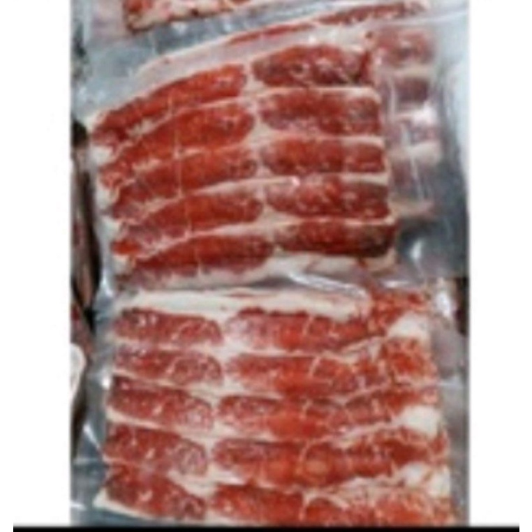 

COD Daging sapi /US Beef Shortplate full/slice Yoshinoya Halal 500 gram
