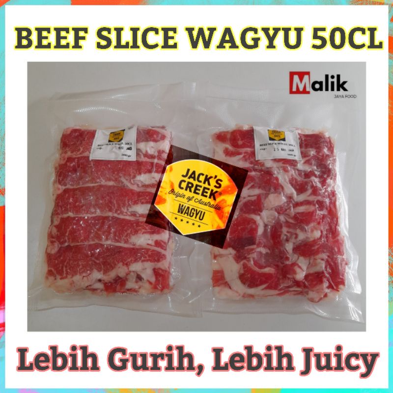 

COD Daging Sapi Daging Slice Beef Slice Mix Wagyu 50CL Wagyu Trimming 500gram