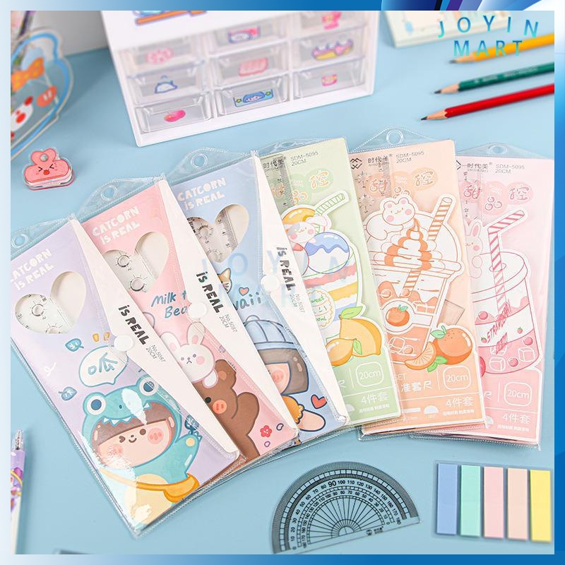 

Penggaris Set 4 Model Penggaris Plastik / Ruler 1 Set Isi 4 Pcs / Penggaris Plastik 1 Set 4 Model / Ruler