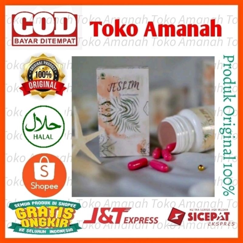 JESLIM by Jennifer Coppen (isi 15 Kapsul) ORIGINAL HERBAL(Gratis Ongkir)