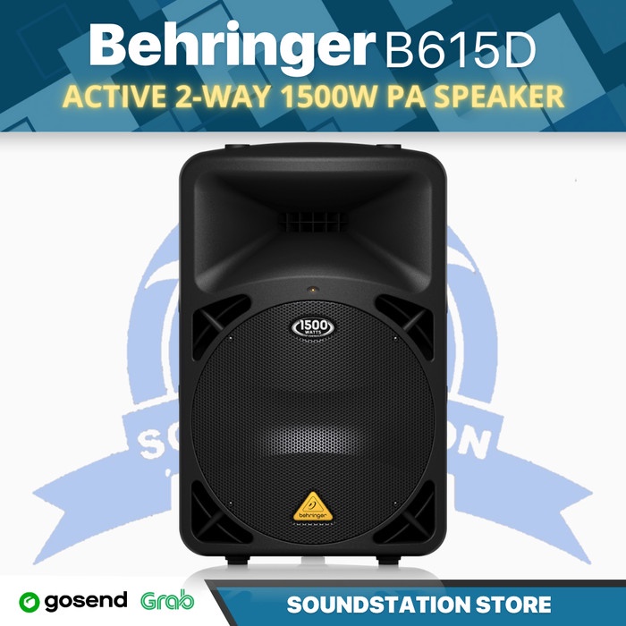 Behringer B615D Active 1500W PA Speaker System 15" - Spiker Aktif