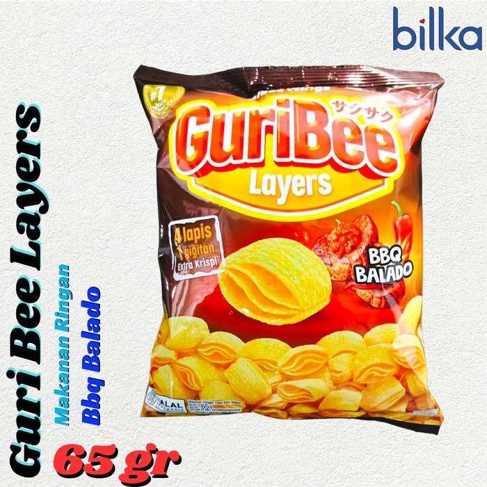 

GURIBEE Layers Bbq Balado 65gr