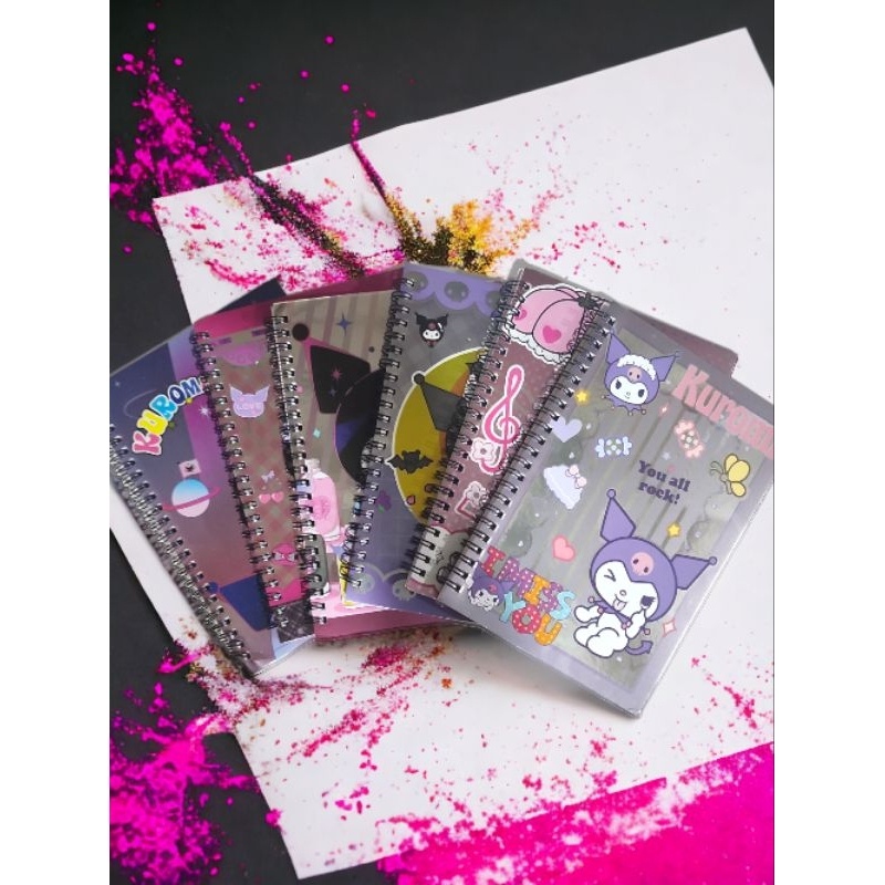 

(60LBR) BUKU TULISAN A5 HOLOGRAM MOTIF KUROMI SANRIO / BUKU TULIS A5 HOLOGRAM KUROMI SANRIO