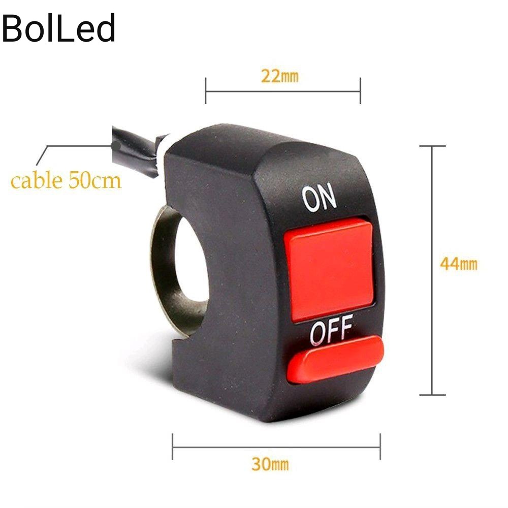 Saklar stang motor 12v on off BolLED