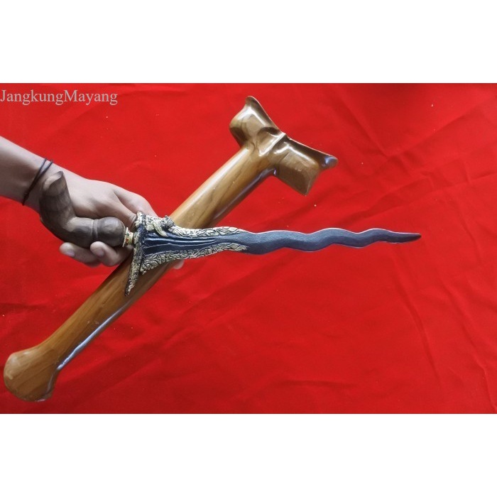 

keris langitan istimewa singo kinatah gaya - bilahan saja WKP murah