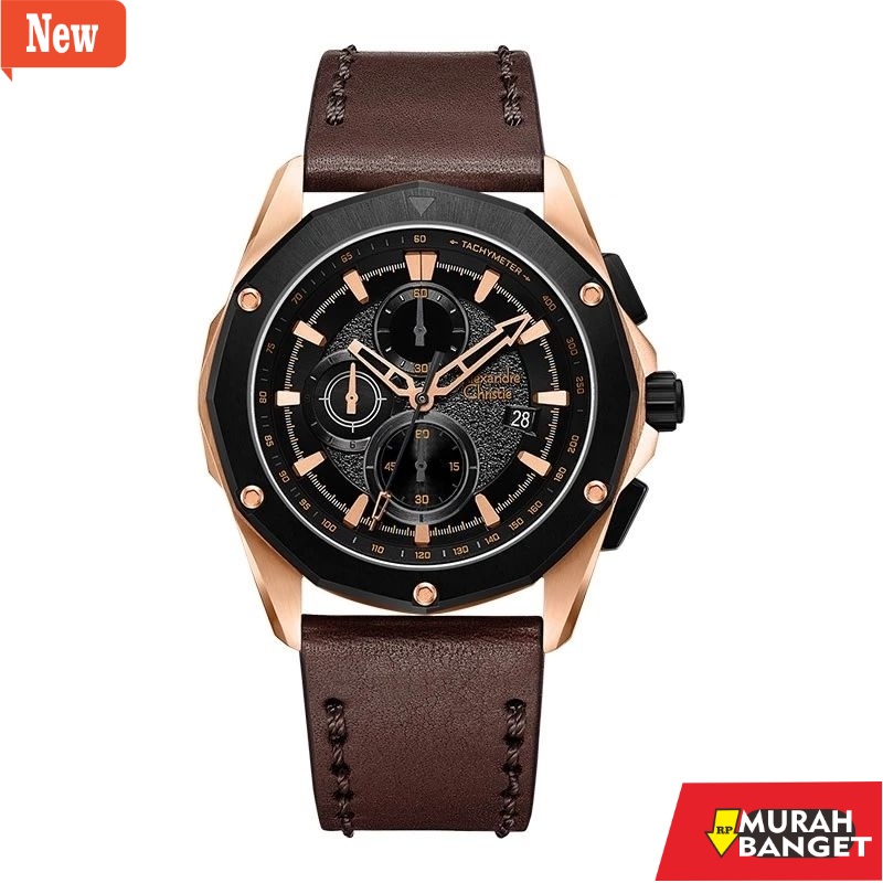 Jam pria keren- Alexandre Christie 6663 / AC6663 Jam Tangan Pria