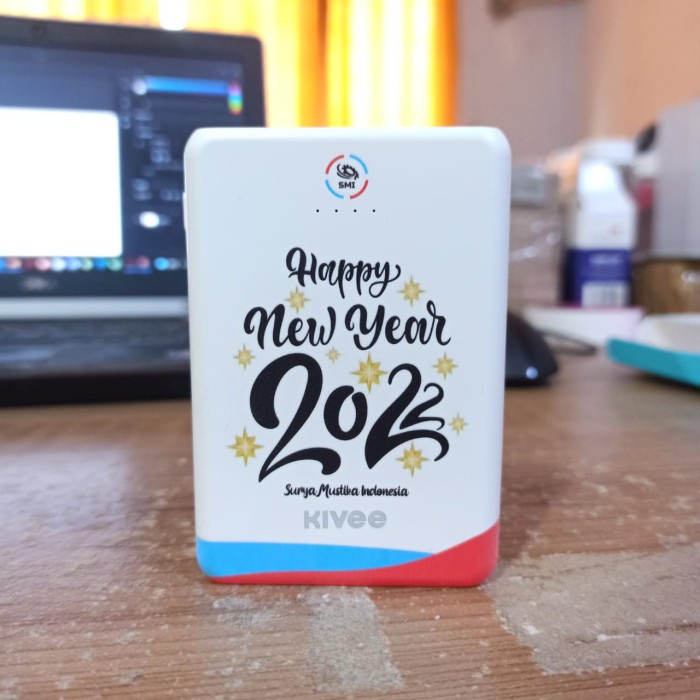 Power Bank Kivee PT609 5000mah Mini Dual USB Fast Charging Putih - Power Bank