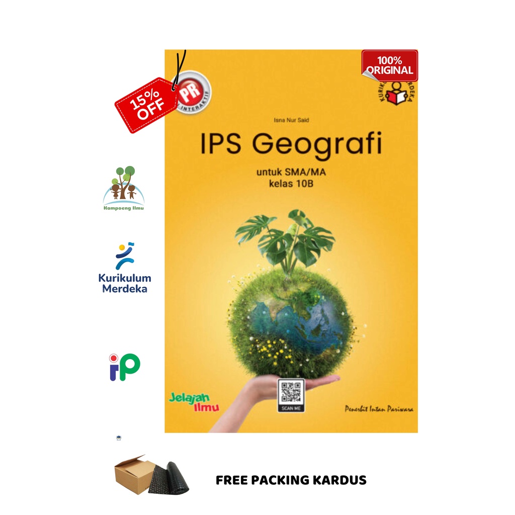 Buku PR/LKS interaktif GEOGRAFI SMA Kelas 10 Semester 2 Kurikulum Merdeka Tahun 2024