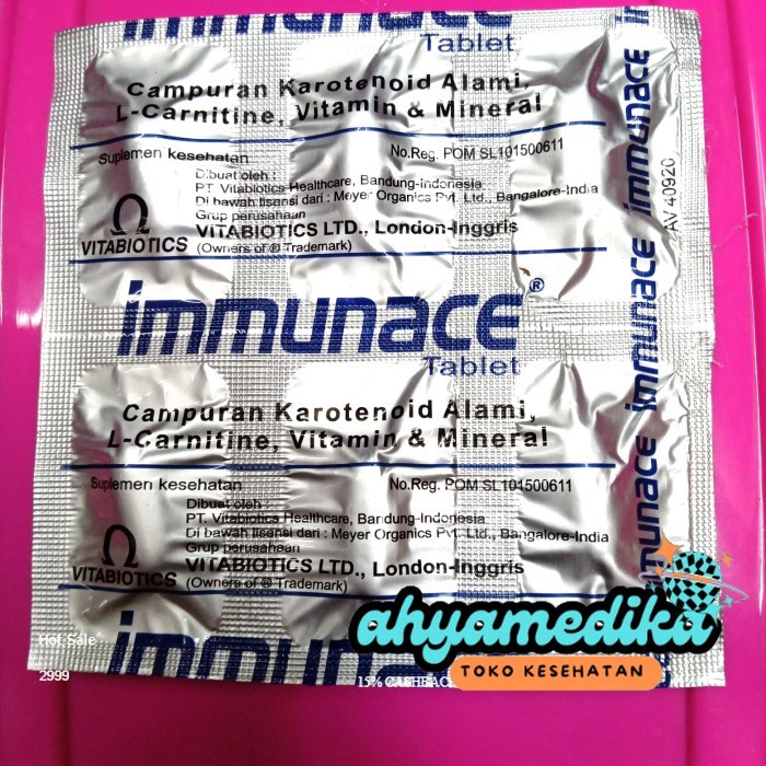 (BISA COD)- IMMUNACE PER STRIP ORIGINAL