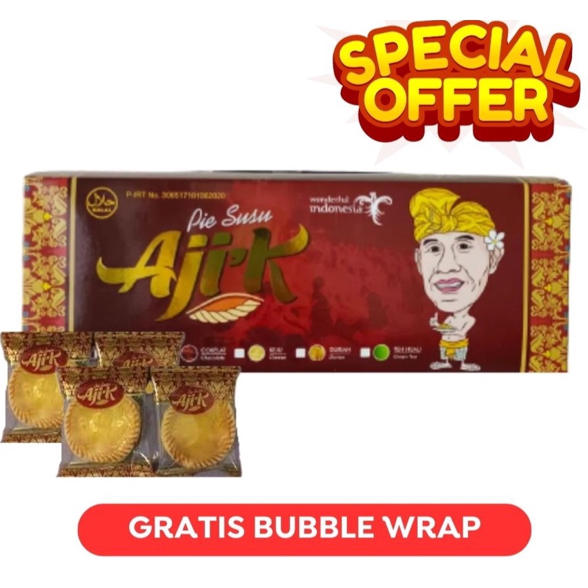 

Pie Susu Ajik 10pcs | Asli BALI | Oleh-Oleh Bali