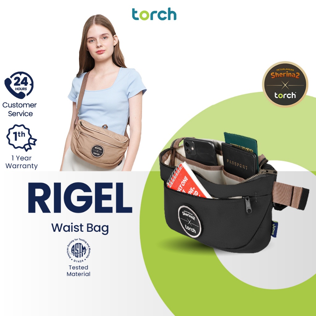 COD TORCH Sherina Rigel Tas Selempang Bahu Pria Wanita Sling Bag Outdoor Unisex
