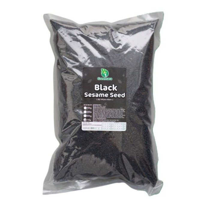 

[PREMIUM] black sesame seed 1kg / wijen hitam 1kg KUALITAS TERBAIK