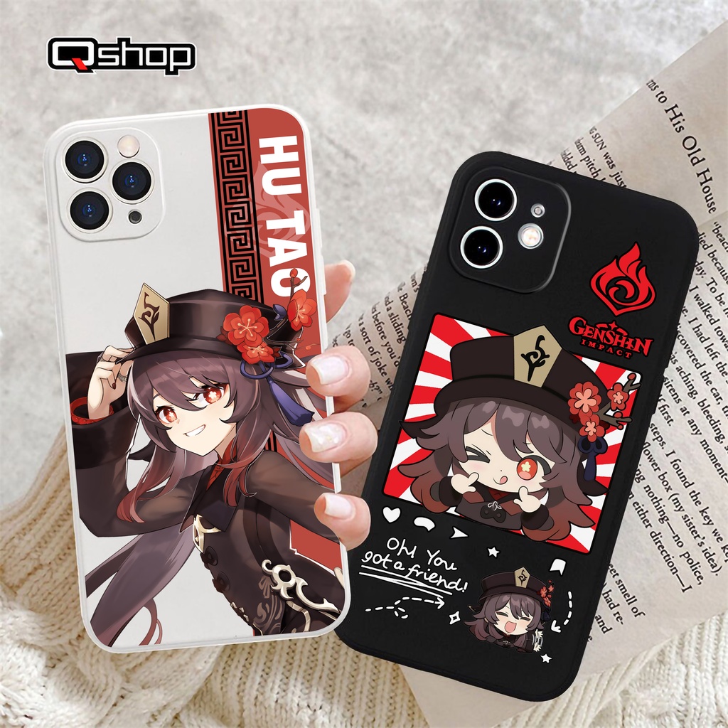 New Premium Case Genshin Impact Hutao Series QS233 for Xiaomi Redmi 12 12C 10 10C 9 9A 9C 9T NOTE8 N