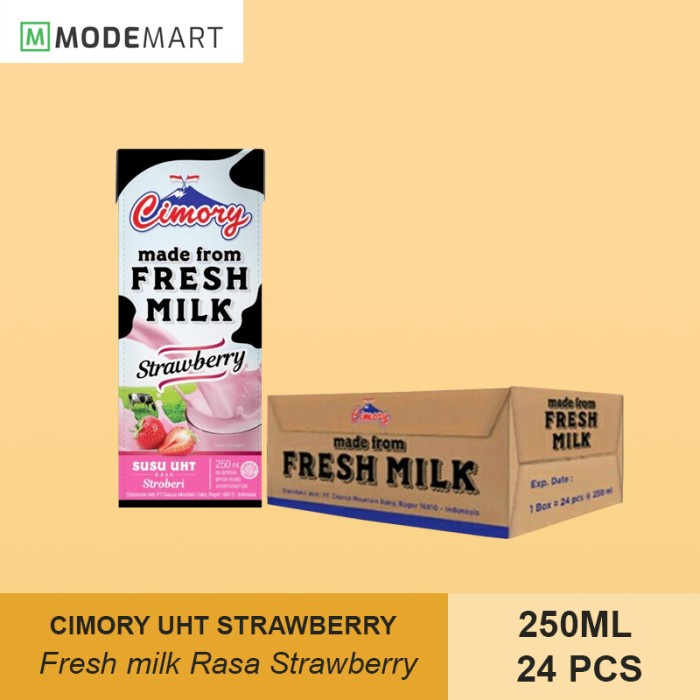 

Cimory Fresh UHT Milk Strawberry 250 Ml