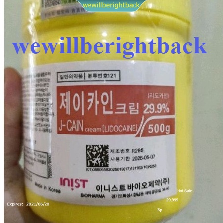 SScntx- jcain 500g merah anastesi jcain 500g ORI jcain 29.9% dr pen dermapen laser picosecond mesogu
