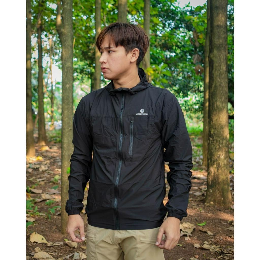 Greenforest Lavatera Jaket Lipat Running Olahraga Outdoor Pria dan Wanita