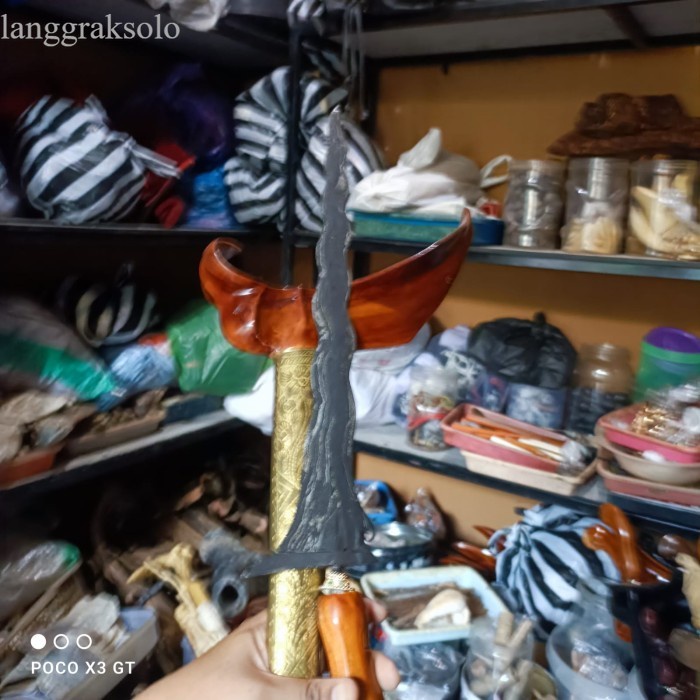 

keris sengkelat ngulit semongko warongko ladrang solo bkn megantoro se antik