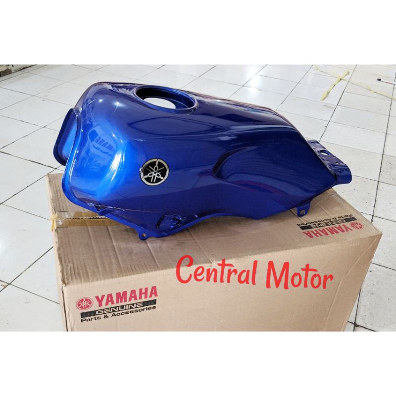 Tangki Steko Scorpio Biru Metalik Tengki Tanki Tenki Bensin Kotak Original Yamaha Genuine Parts 5BP-
