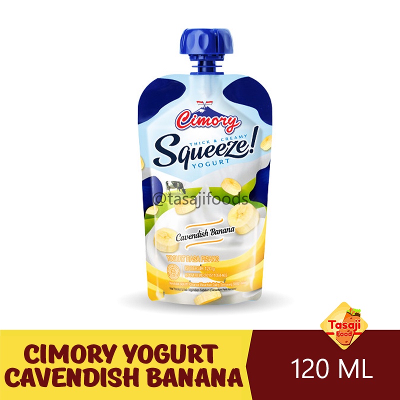 Cimory Yogurt Squeeze 120 Ml Cavendish Banana
