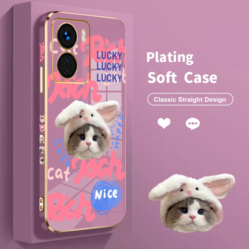 Golden Plated Case Casing For Vivo Y16 Y15 Casing For Vivo Y15a Y15c Y15s vivi Casing For VivoY16 Ca