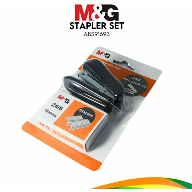 

M&G Staples Mini 24/6 set 500pcs isi staples ABS 91693